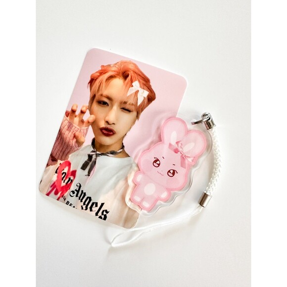 Aniteez Ddeongbyeoli - Ateez Seonghwa Keychain Phone Light Stick Charm kpop - Picture 1 of 1
